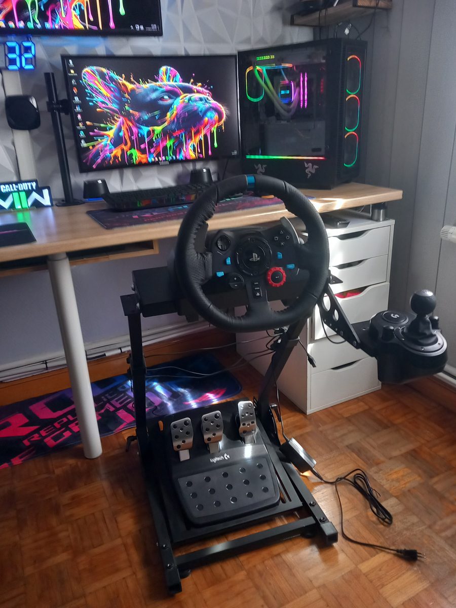 Suite et fin de la gaming room , Setup du fiston de 11 ans 